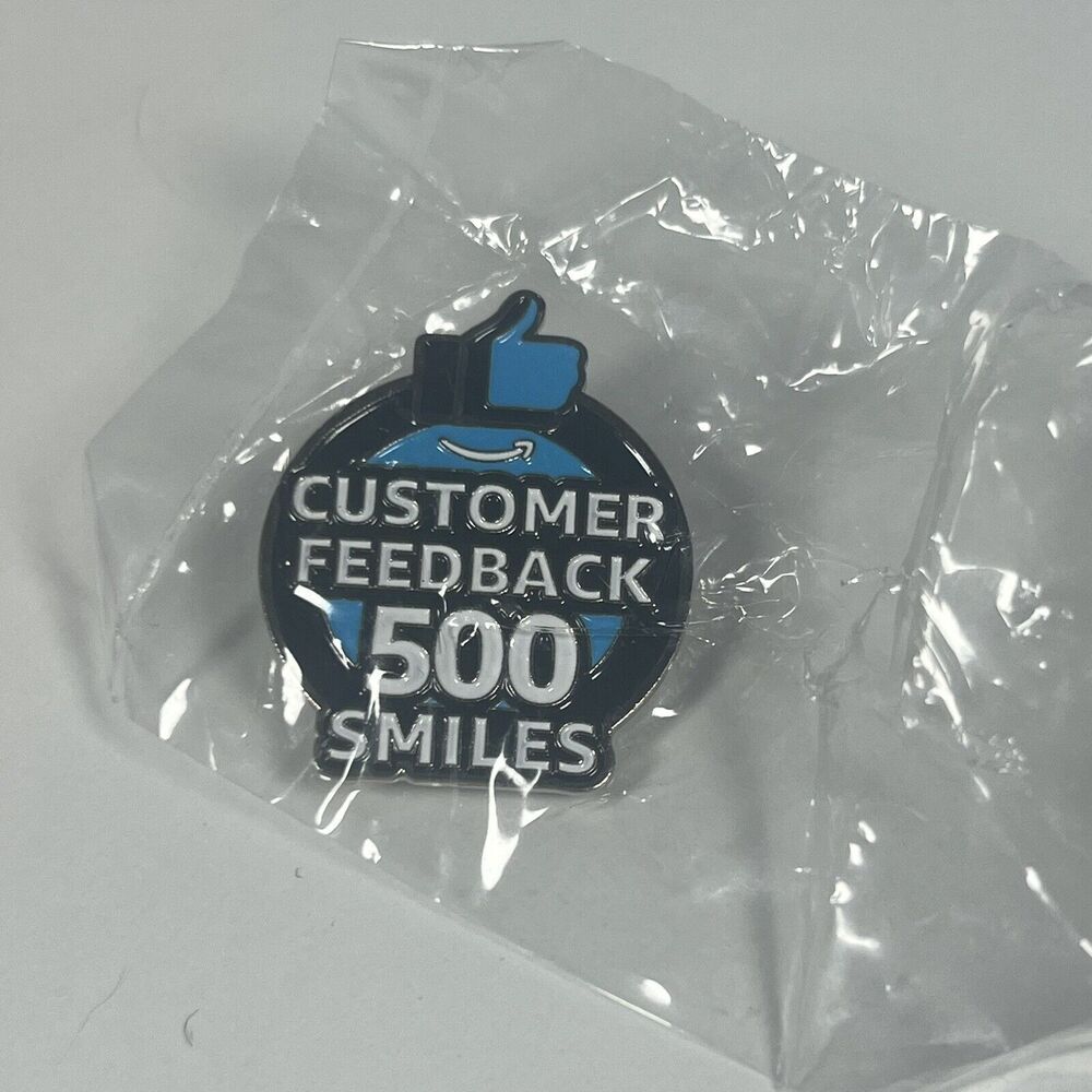 Amazon Peccy Pin Customer Feedback 500 Smiles Brand New!